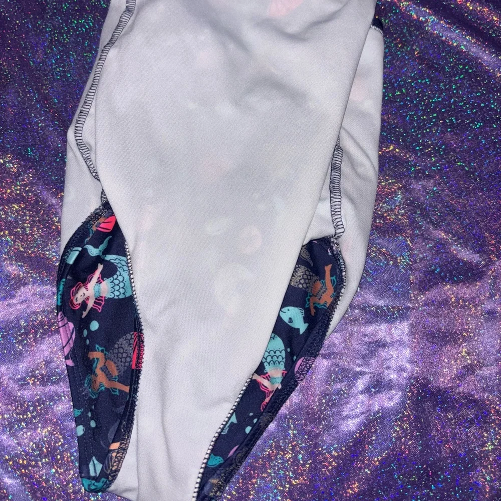 Girls Mermaid one piece bathing suit